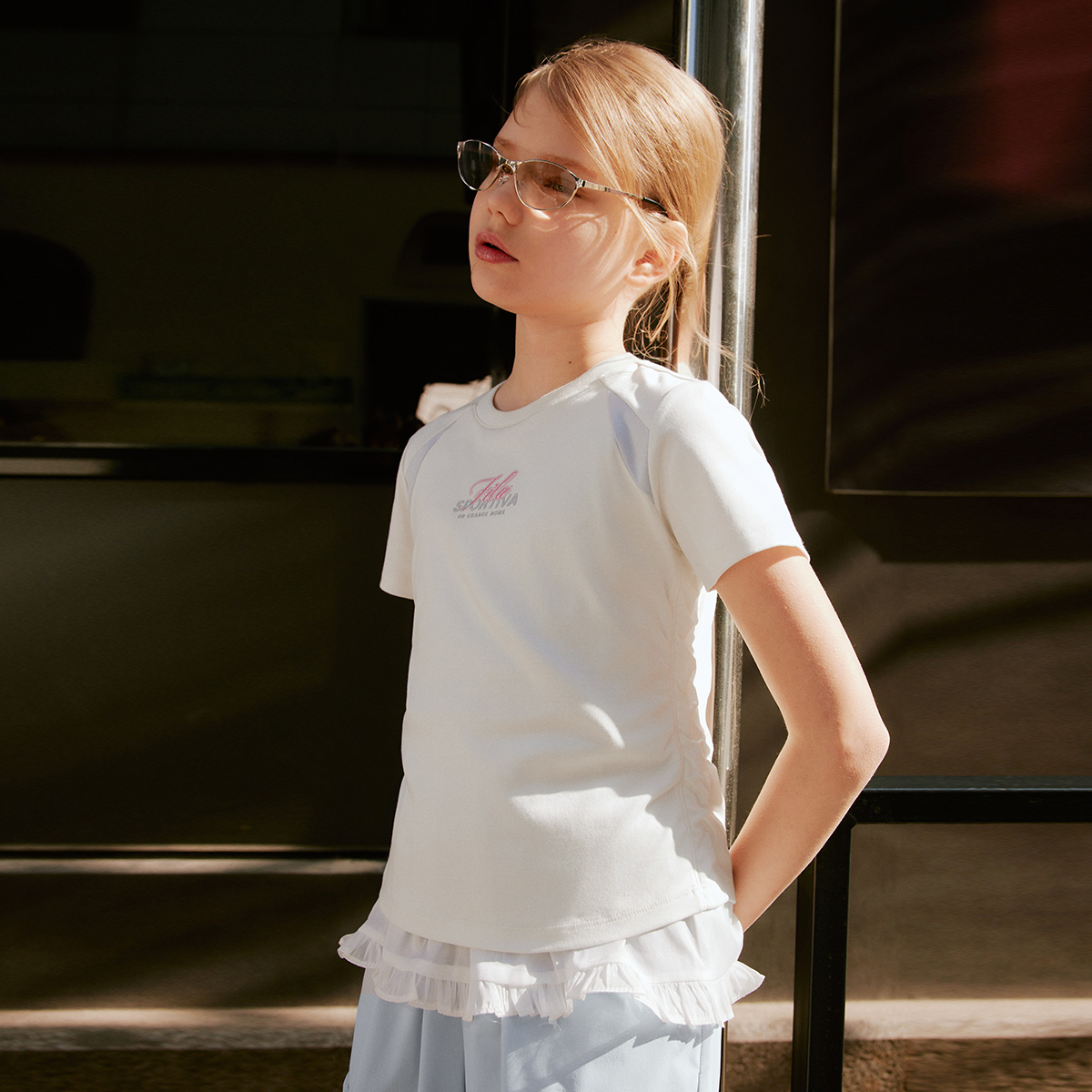 FILA KIDS ORIGINALE Girls Short Sleeves T-Shirt