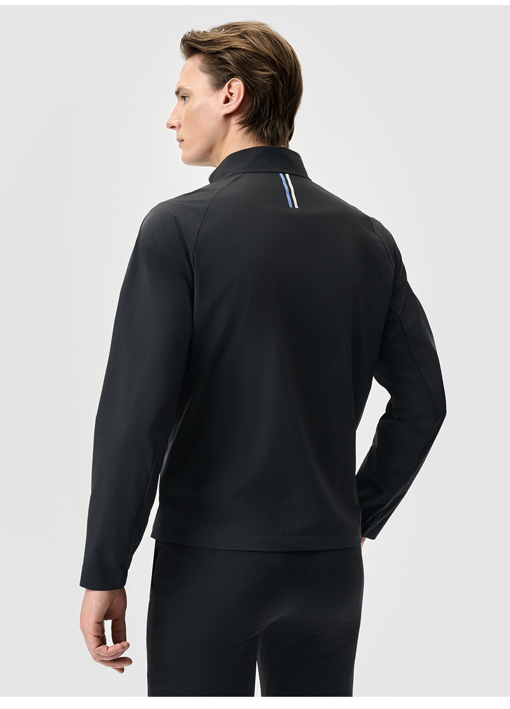 FILA CORE ATHLETICS GOLF STATELY FLORAL Men Woven Jacket (Black / Light Khaki)