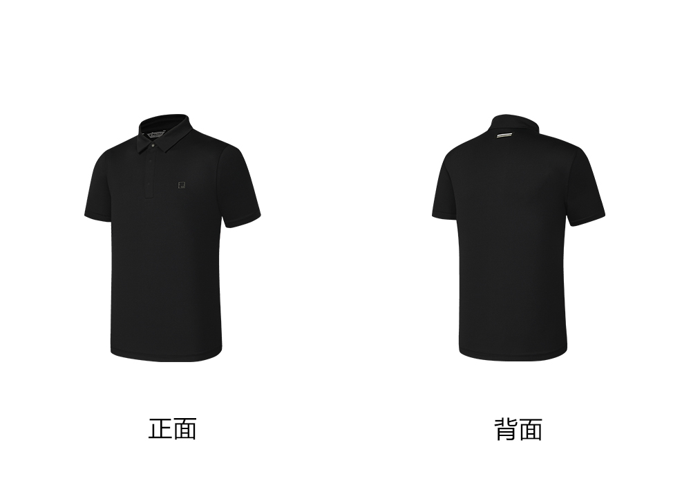 FILA CORE ATHLETICS GOLF ELITE GOLF CLUB Men Short Sleeve Polo (Black / Olive Green)