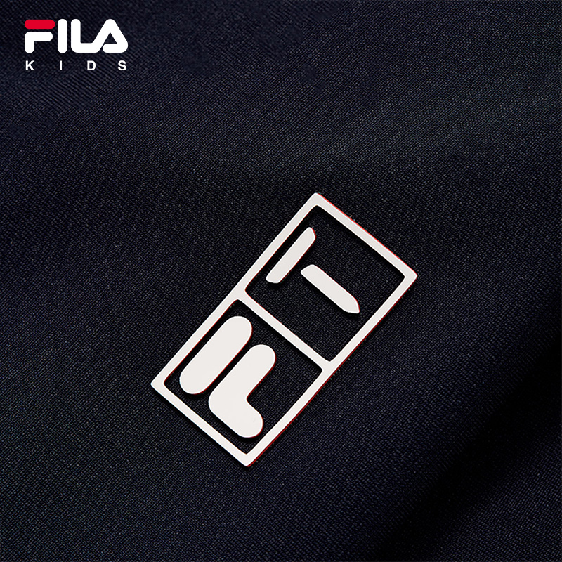 (130-170cm) FILA KIDS PERFORMANCE GOLF Boy's Short Sleeve Polo in Blue