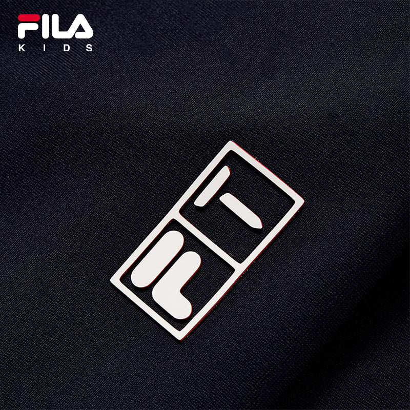 (130-170cm) FILA KIDS PERFORMANCE GOLF Boy's Short Sleeve Polo in Blue