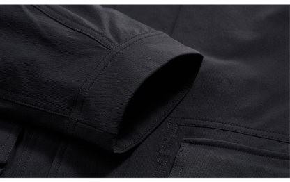FILA FUSION INLINE FUSIONEER PURE SOPHISTICATION Men Woven Jacket (Black)