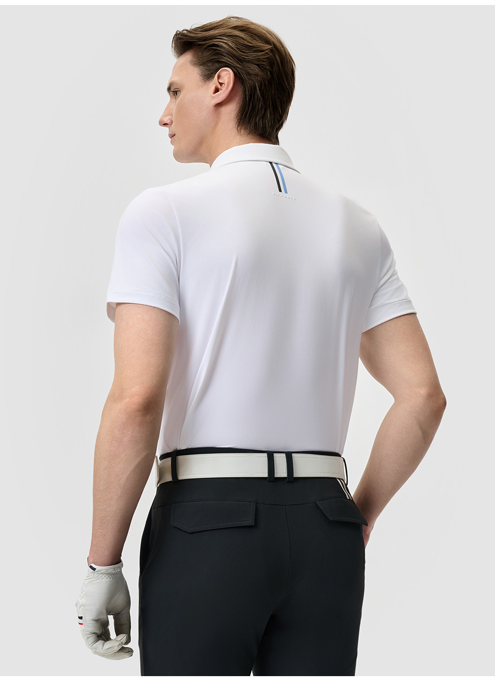 FILA CORE ATHLETICS GOLF STATELY FLORAL Men Polo T-shirt (Black / Light Khaki / White)