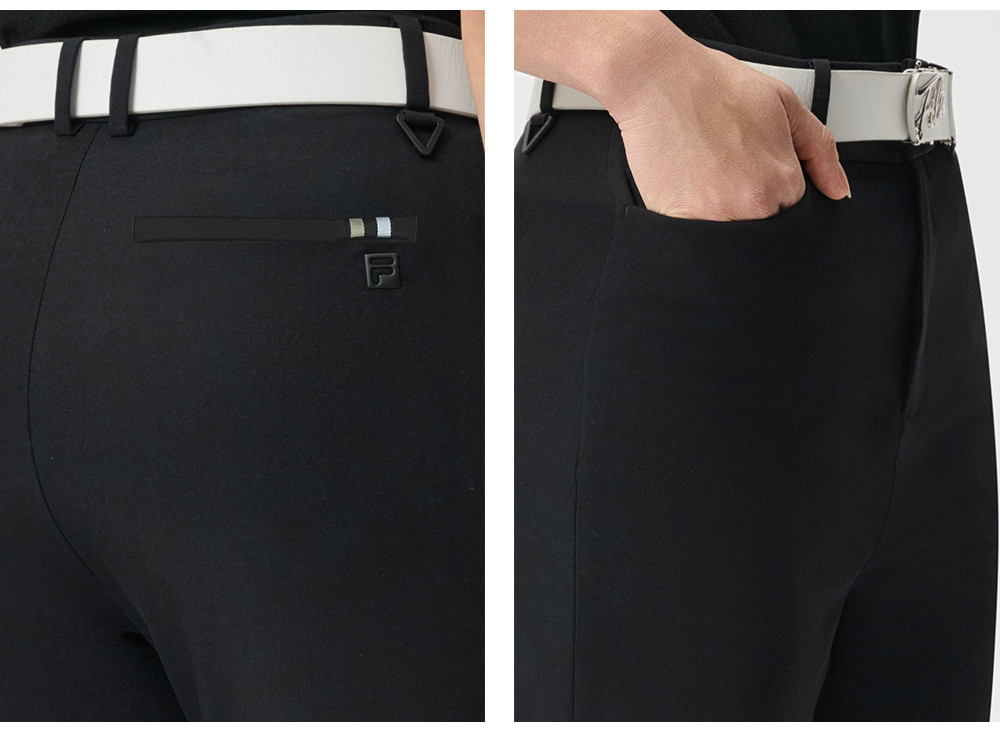 FILA CORE ATHLETICS GOLF STATELY FLORAL Women Woven Pants (Black)