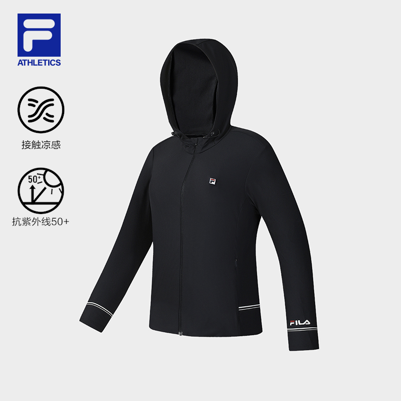 FILA CORE ATHLETICS TENNIS BOUNCY COURT Women Knit Top (Navy)