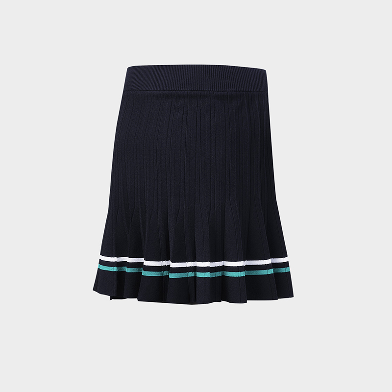 FILA CORE Women's TENNIS WHITE MATCH Skirt in Navy