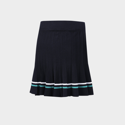 FILA CORE Women's TENNIS WHITE MATCH Skirt in Navy