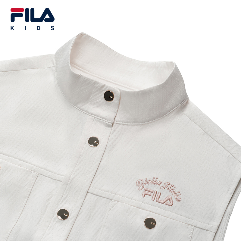FILA KIDS WHITE LINE Girls Woven Vest