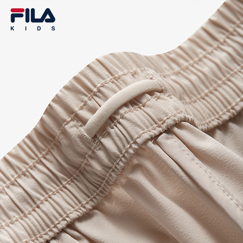 FILA KIDS WHITE LINE x RMN Boys Woven Short Pants in Light Khaki