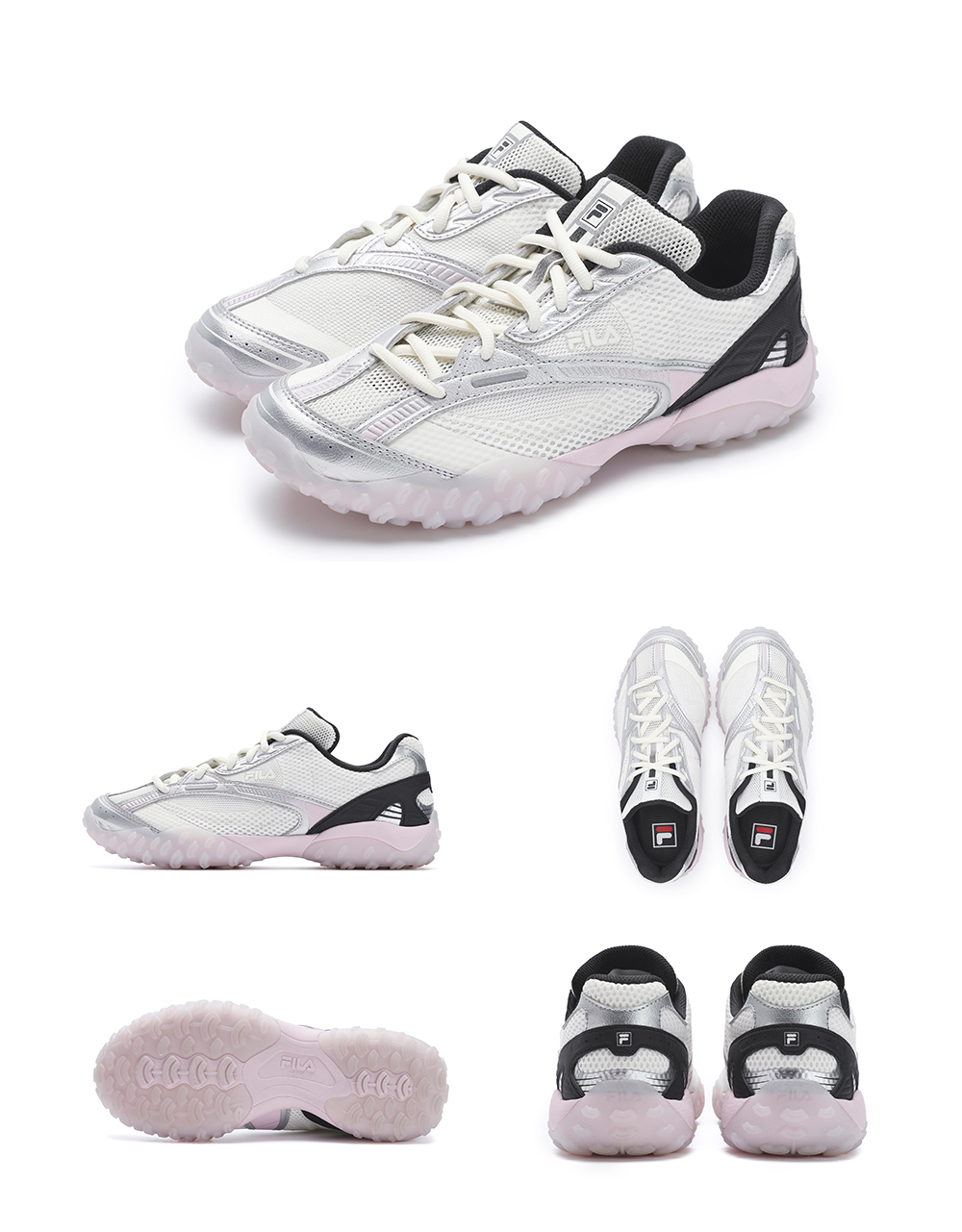 FILA CORE FASHION ECHAPPE 2 Women Sneakers (White/ Pink Grey)