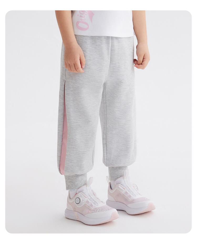 FILA KIDS ORIGINALE Girl's Knit Pants in Grey