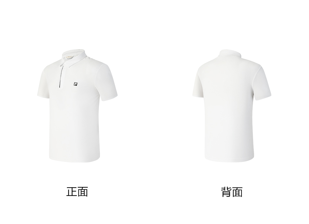 FILA CORE ATHLETICS GOLF Men Polo T-shirt (Black / White)