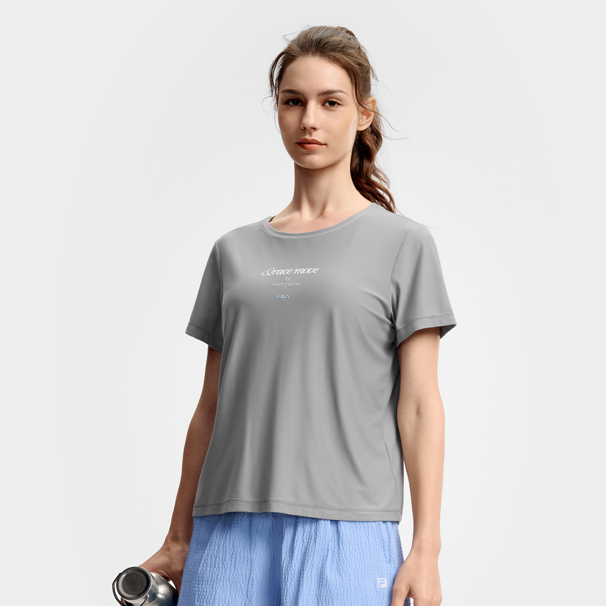FILA Women's Knit Short Sleeve Tee