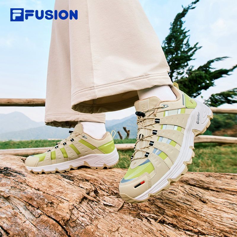 FILA FUSION COMO X Women Sneakers（White/Green）