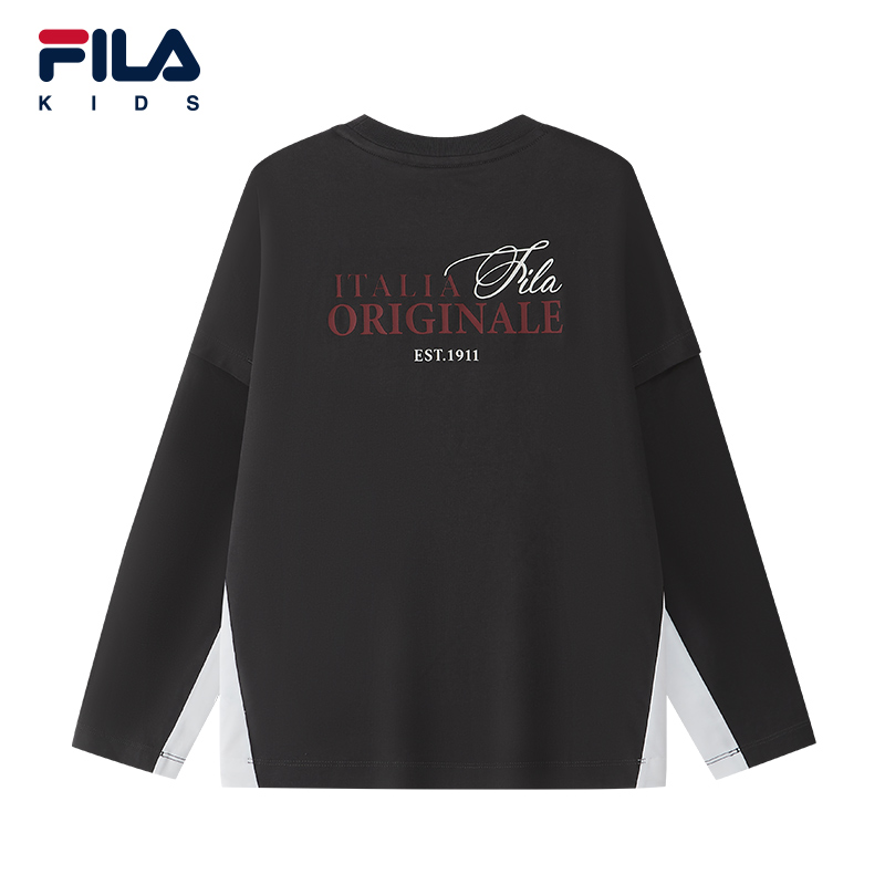 FILA KIDS Boys ORIGINALE Knit Long Sleeve Tee
