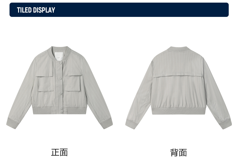 FILA CORE LIFESTYLE MILANO STROLLING MILAN Women Woven Jacket (Light Khaki)
