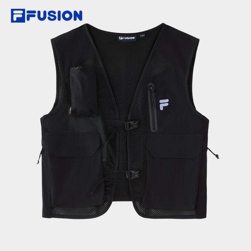 【新品未使用】 FUCT LINED UTILITY VEST FILA FUSION INLINE URBAN TECH Men Woven Vest (Black) – FILA SG