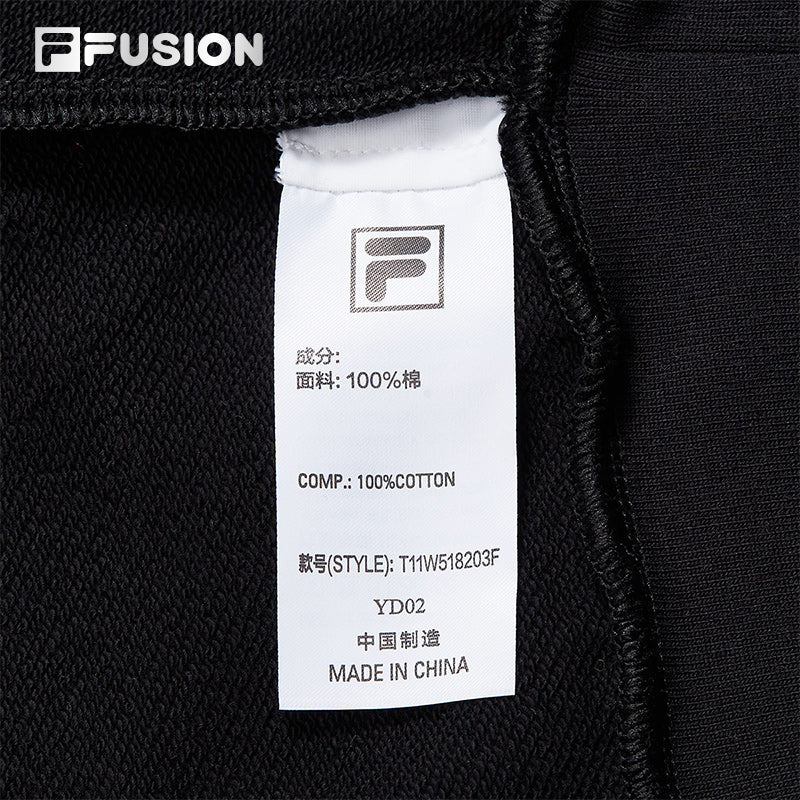 FILA FUSION CROSS OVER FILA FUSION X PIGALLE BREAK DUNK Women Long Sleeve Top (Black)