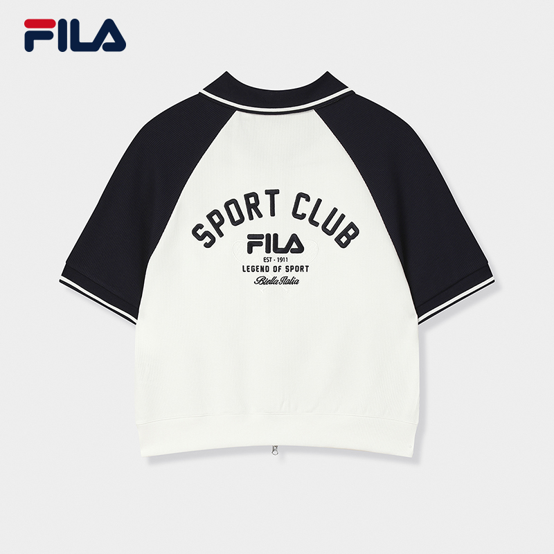 FILA CORE LIFESTYLE ORIGINALE RHAPSODY OF LEGENDS Women Knitted Short Sleeve Top