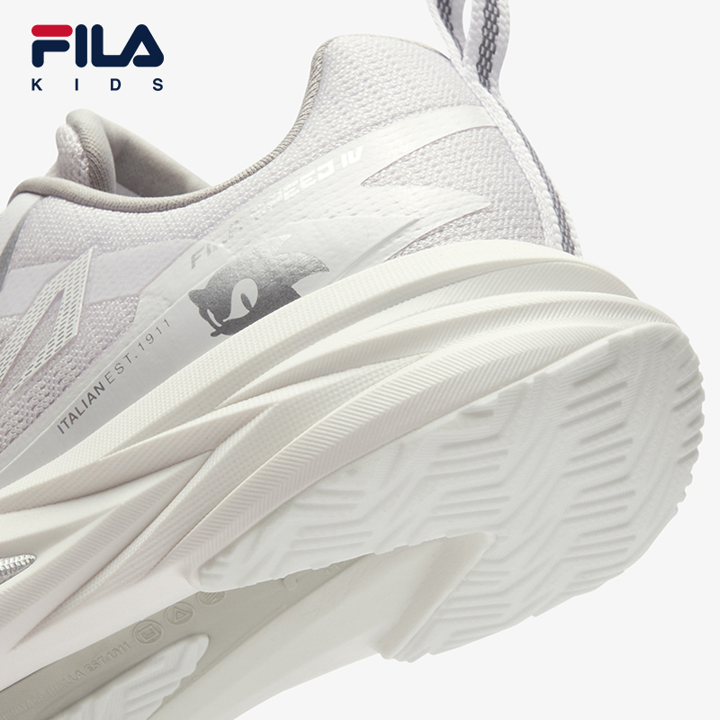 FILA KIDS SPEED 4 PERFORMANCE Boys Running Shoes (White/Blue)