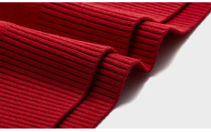 FILA FUSION INLINE CULTURE CNY COLLECTION Unisex Knit Sweater (Red / White)