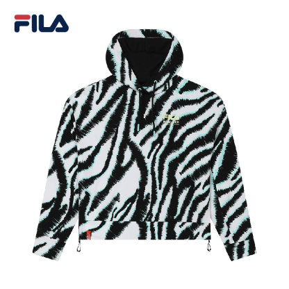 FILA CORE Women's MAGIC STICK WHITE LINE ORIGINALE Hoodie in Full Print