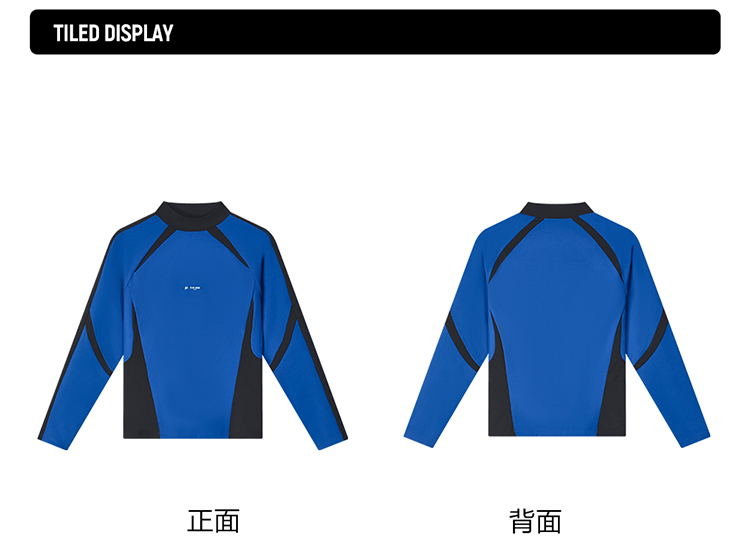 FILA FUSION x TEAM WANG DESIGN Men's Long Sleeve Tee in Blue