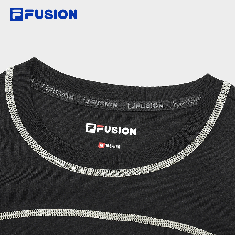 FILA FUSION INLINE URBAN TECH Womens Long Sleeve Tee in Black