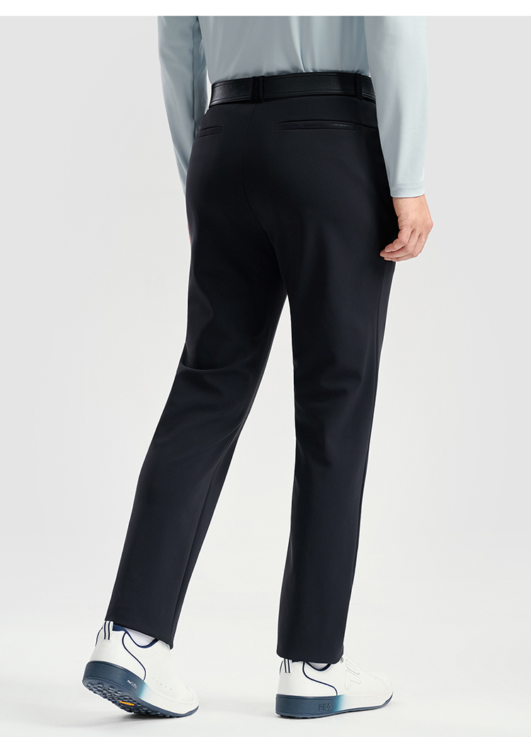FILA CORE GOLF Men LYCRA Uv resistant  Knit Pants in Black