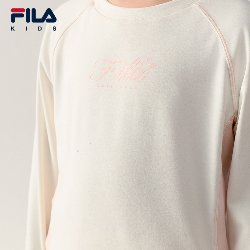 FILA KIDS ORIGINALE Girls Knit Long Sleeve Tee