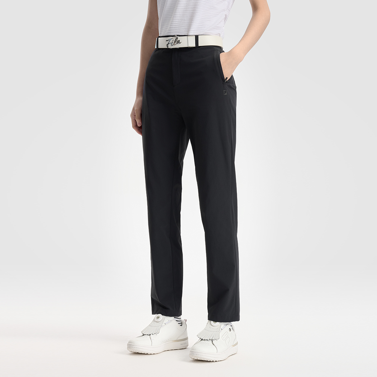FILA CORE ATHLETICS GOLF ELITE GOLF CLUB Women Woven Pants (Black)