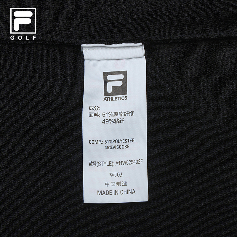 FILA CORE ATHLETICS GOLF Women Knit Sweater (Black / White)