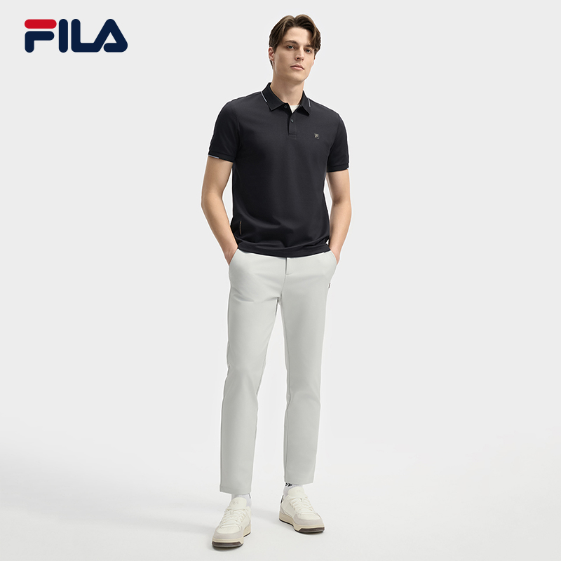 FILA CORE LIFESTYLE WHITE EVERYDAY ELEGANCE Men Polo T-shirt