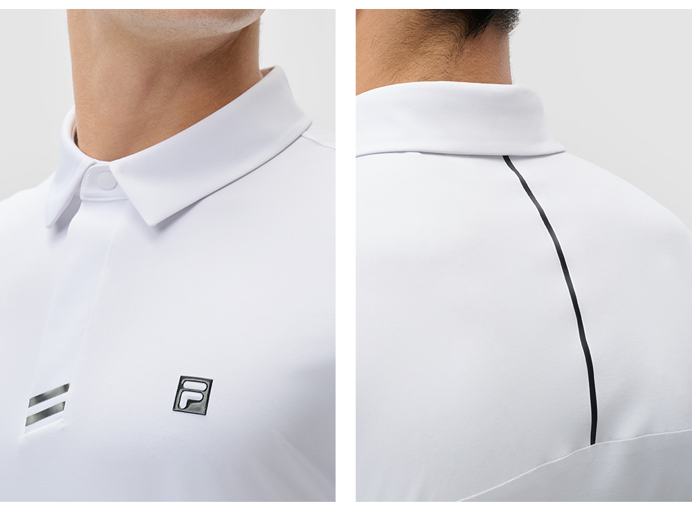 FILA CORE ATHLETICS GOLF2 Men Short Sleeve Polo (Black / Blue / White)