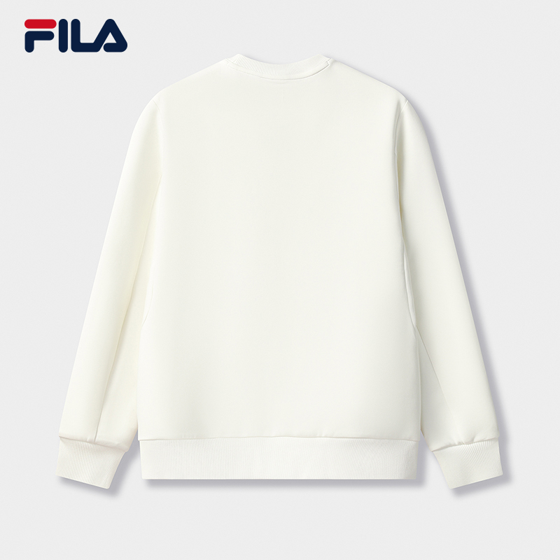 FILA CORE LIFESTYLE WHITE Men Sweatshirt (Black/White)