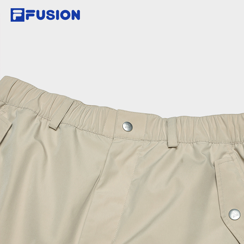 FILA FUSION x BEAMS Unisex Woven Pants in Light Khaki