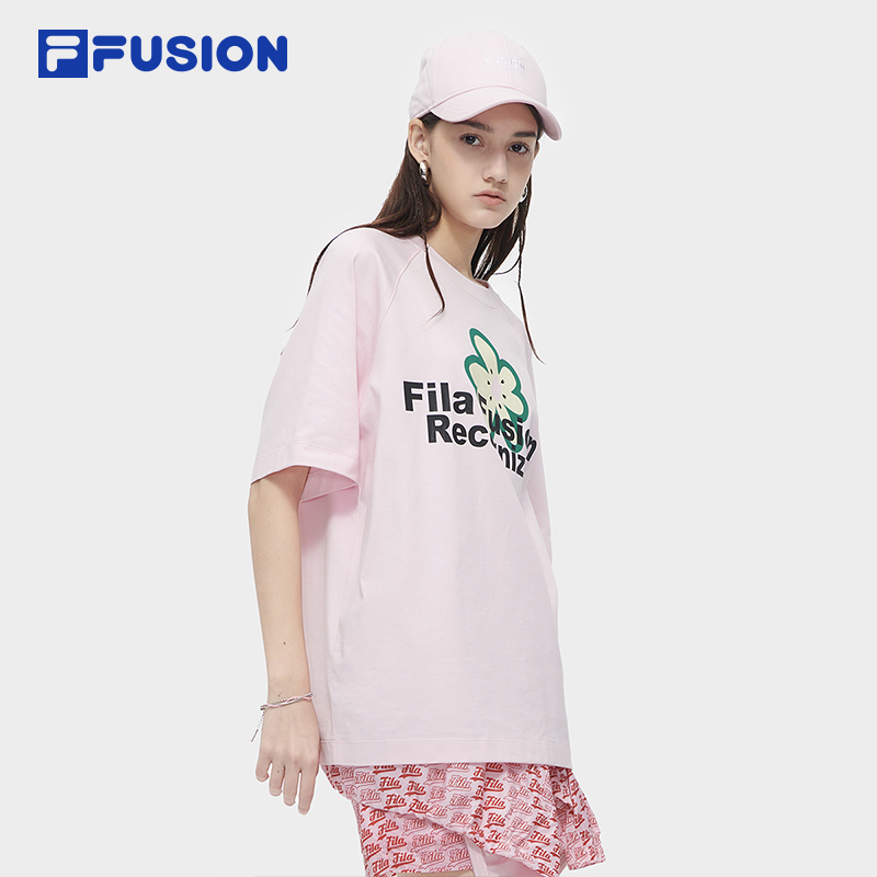 FILA FUSION INLINE CULTURE Women Short Sleeve T-shirt in Light Pink