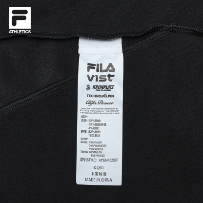 FILA CORE ATHLETICS SKI FILA X JAMES JEAN Men Long Sleeve Top (Black / White)
