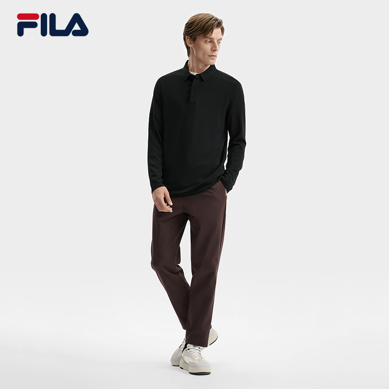 FILA CORE LIFESTYLE BLUE Italian excellence 1 Men Long Sleeve Top (Black/Brown)
