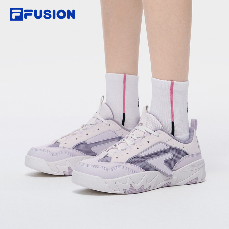 FILA FUSION SKATEBOARDING FILA FUSION NOLLIE II Women Skate Shoes (White/Silver)