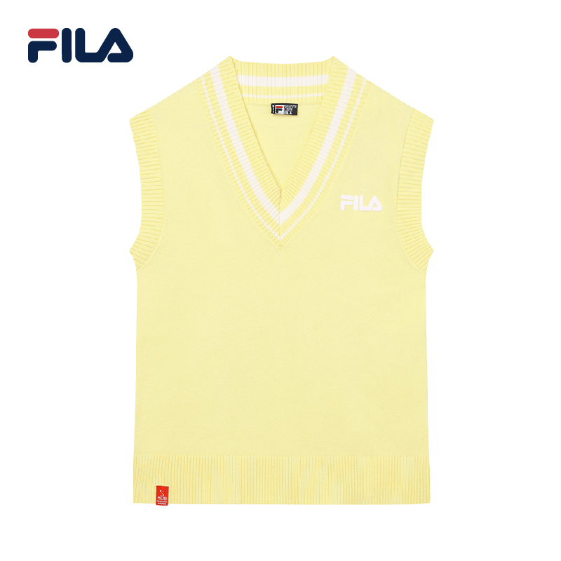 FILA CORE Women's MAGIC STICK WHITE LINE ORIGINALE Knit Sweater in Pink