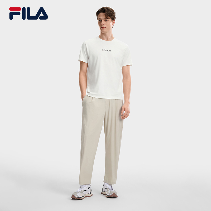 FILA Men Knitted Short Sleeve Top
