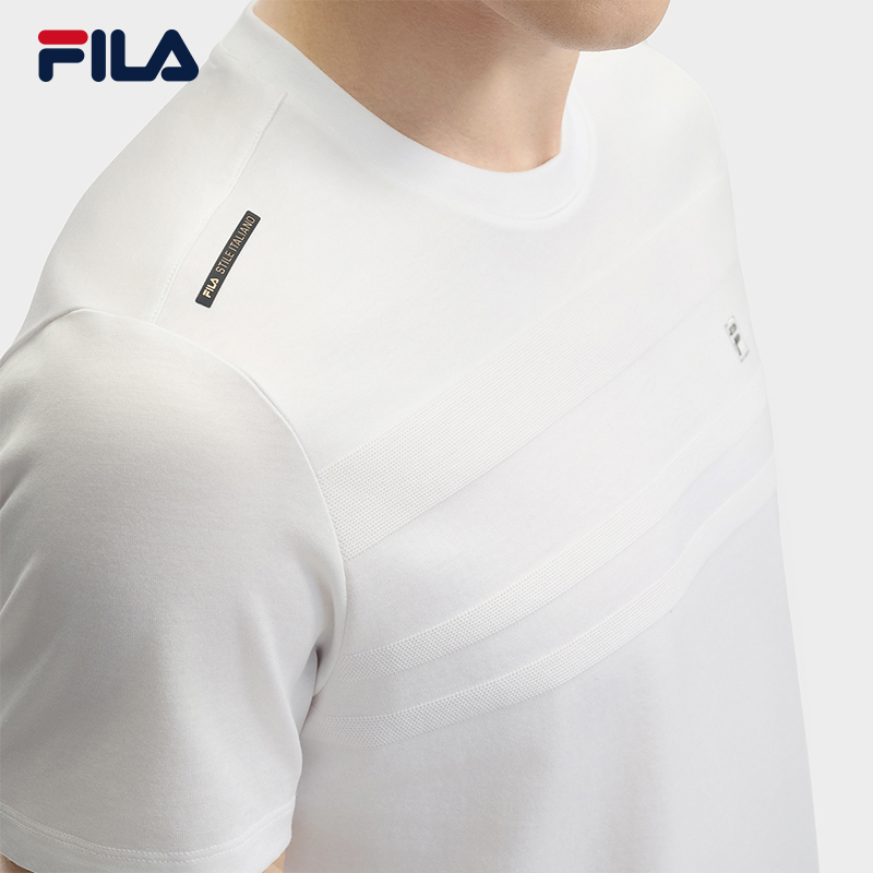 FILA CORE LIFESTYLE WHITE EVERYDAY ELEGANCE Men Short Sleeves T-Shirt