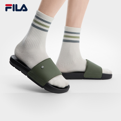 FILA CORE FASHION DRIFTER 2 MEN Men Slippers (Black / Green / White)