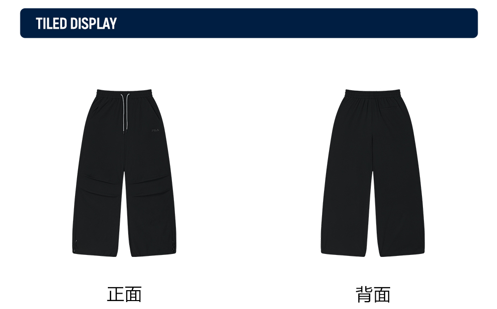 FILA CORE LIFESTYLE ORIGINALE DREAMS ON THE COURT Women Woven Pants (Black)