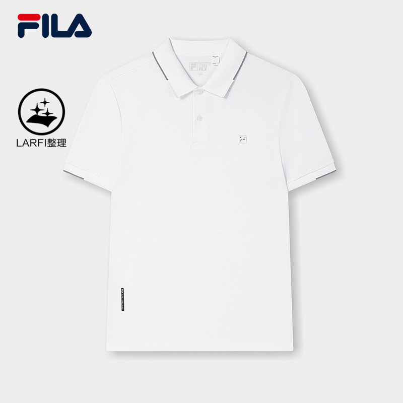 FILA CORE LIFESTYLE WHITE EVERYDAY ELEGANCE Men Polo T-shirt (Blue / Navy / White)