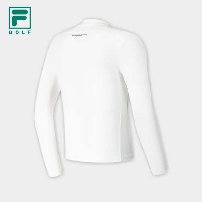 FILA CORE ATHLETICS GOLF Mens Long Sleeve Tee in White