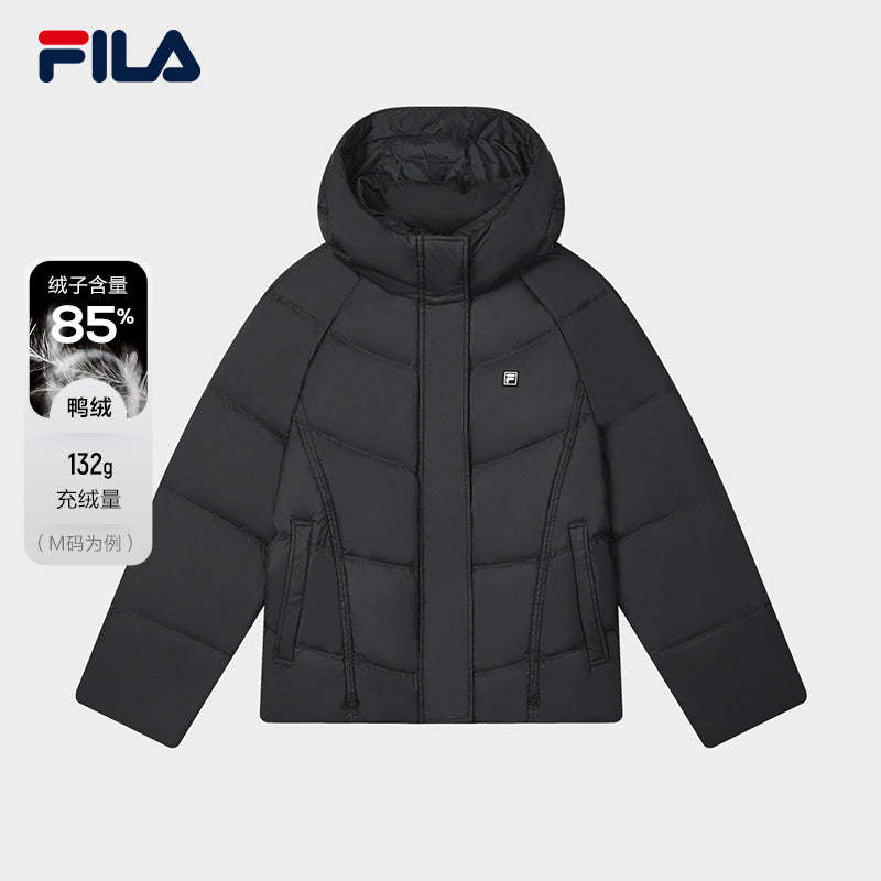 [ FILA ]★[Milanodown] Hooded down Short Padded Jacket Fila hooded down jacket discount
