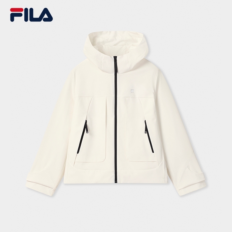 FILA CORE LIFESTYLE WHITE Women Woven Jacket