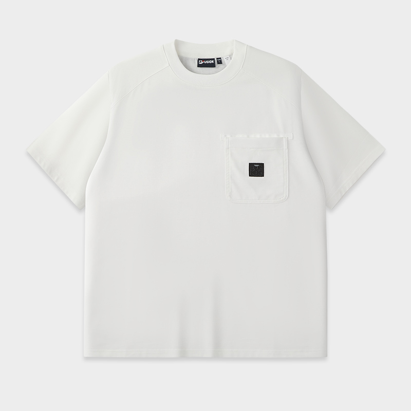 FILA FUSION  WORKWEAR METRO PORTAL Men Short Sleeve T-shirt (Light Green / White)